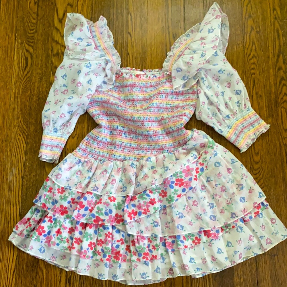 Size small Floral LoveShackFancy Dress